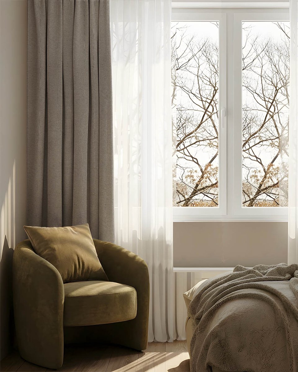 HOOMstyle Kant en klaar gordijn met ringen Luna - 100% Verduisterend - Geschikt voor gordijnroede - 140x270cm - Taupe Ring, Zand/Taupe