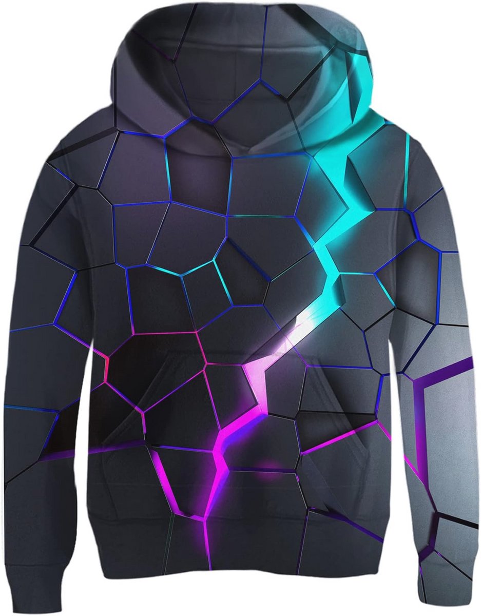 3D hoodie met capuchon voor kinderen