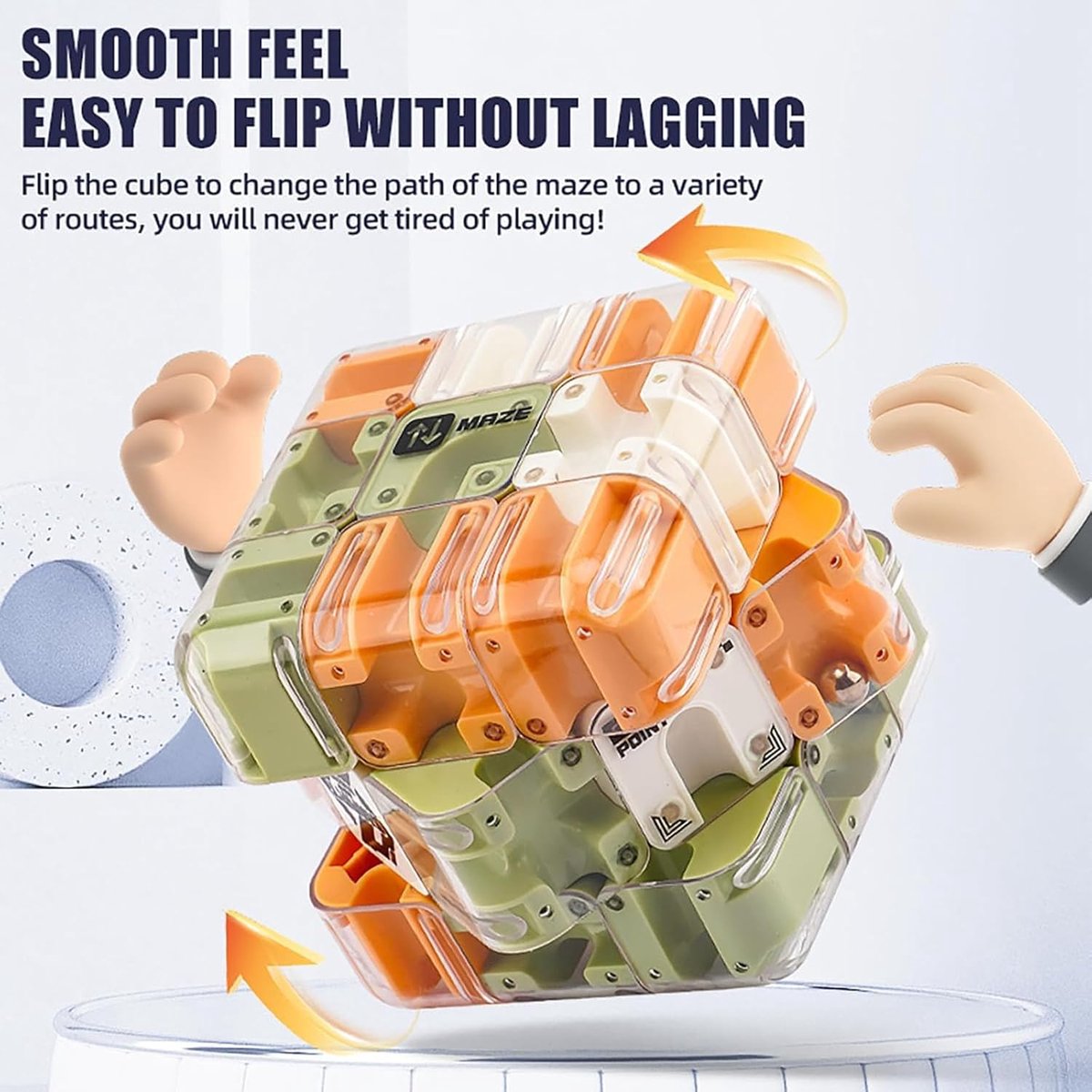 Rubiks Doolhof spel - 3D Labyrint Kubus Puzzel - Educatief speelgoed