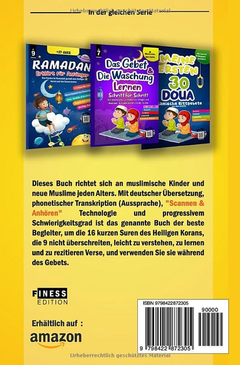 16 Korte Koran-Suren voor Kinderen - Begrijpen, Leren en Reciteren