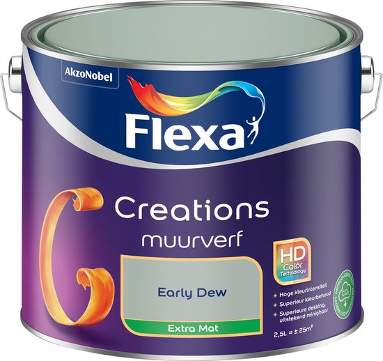 Flexa - Creations Muurverf Extra Mat - Early Dew - 2,5 L