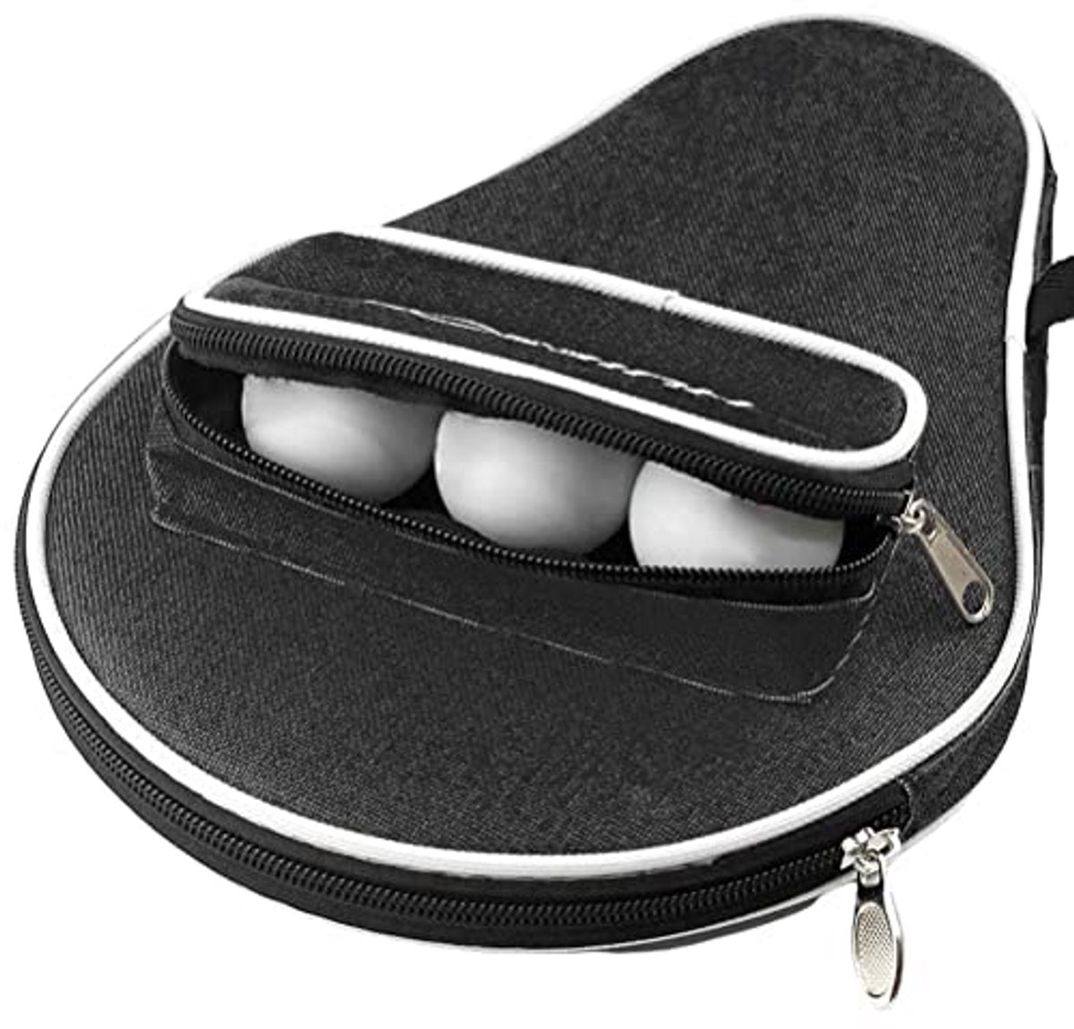 Waterdichte Tafeltennis Racket Hoes met Opslag voor 3 Ballen