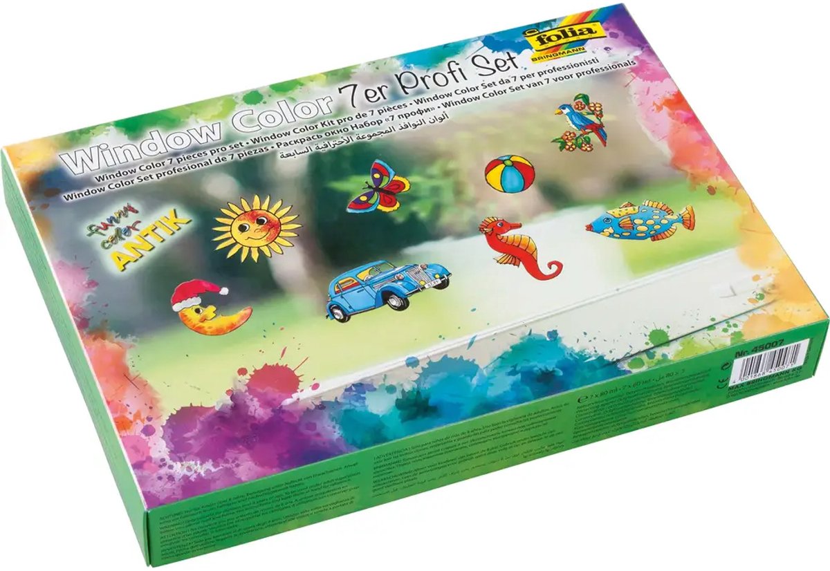 Funny Window color glasverfset - 7-delig — afbeelding 2
