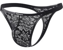 Transparante Ultra Dunne Heren String Tanga – Sexy Ondergoed voor Mannen