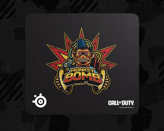 Steelseries QcK L Muismat - Call of Duty: Monkey Bomb Edition