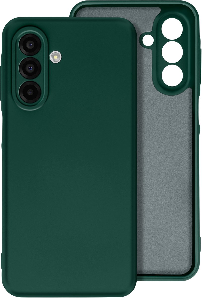 Avizar Ontwerp Geschikt voor Samsung Galaxy A26 Halfstijf Soft-touch Tegen sporen, Geel