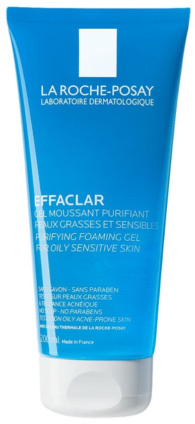 La Roche-Posay Effaclar Zuiverende Reinigingsgel +M - voor een Vette, Onzuivere Huid met Neiging tot Acne - 200ml