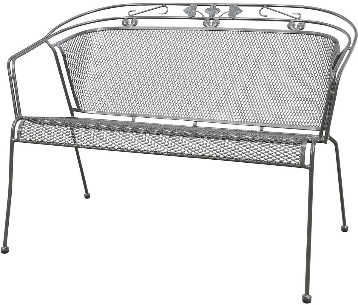 Royal Garden Elegance strekmetaal 2-zits tuinbank - Antraciet
