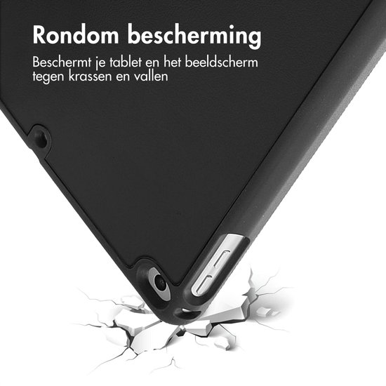 iMoshion Trifold iPad Bookcase (2018) / (2017) / Air 2 / couverture comprimé Air - Zwart