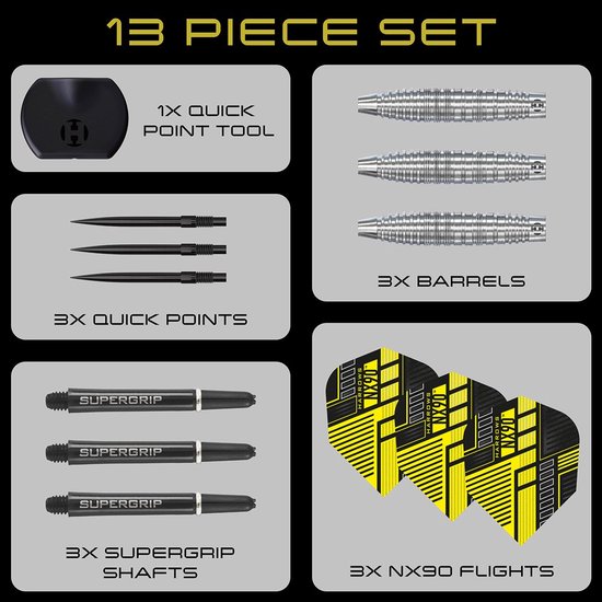 NX90 Bomb 90% tungsten 25Gr Quick Point — afbeelding 4