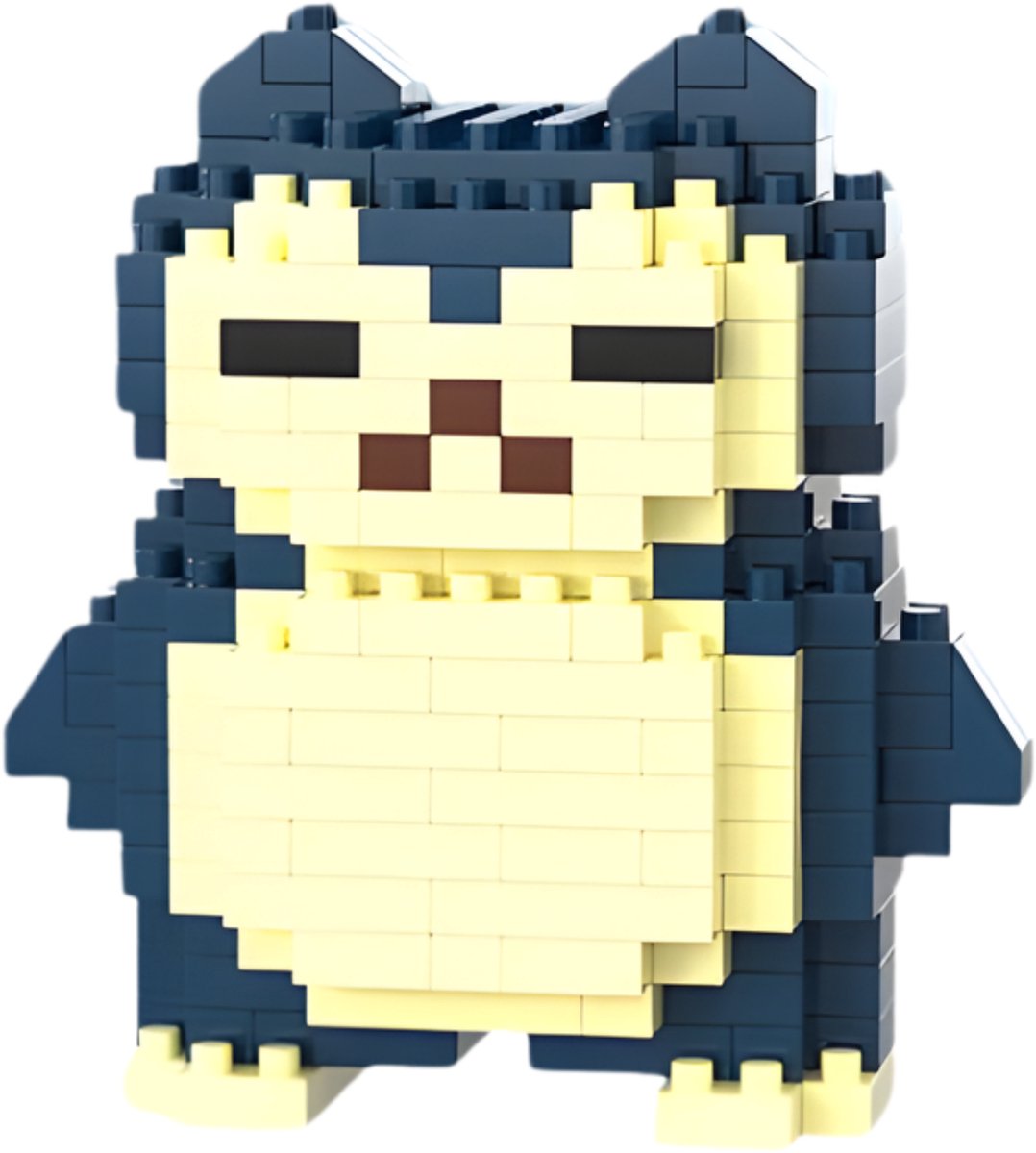 Snorlax - Nano Blocks - Bouwset – 225 Stukjes DIY Mini Bouwstenen - Blokken - Speelgoed - BRICKY