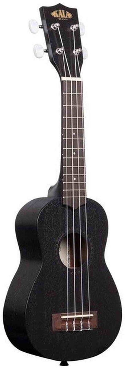 Kala Black Satin - Soprano Ukulele - Mahonie Hout - Zonder Binding - Inclusief Tas