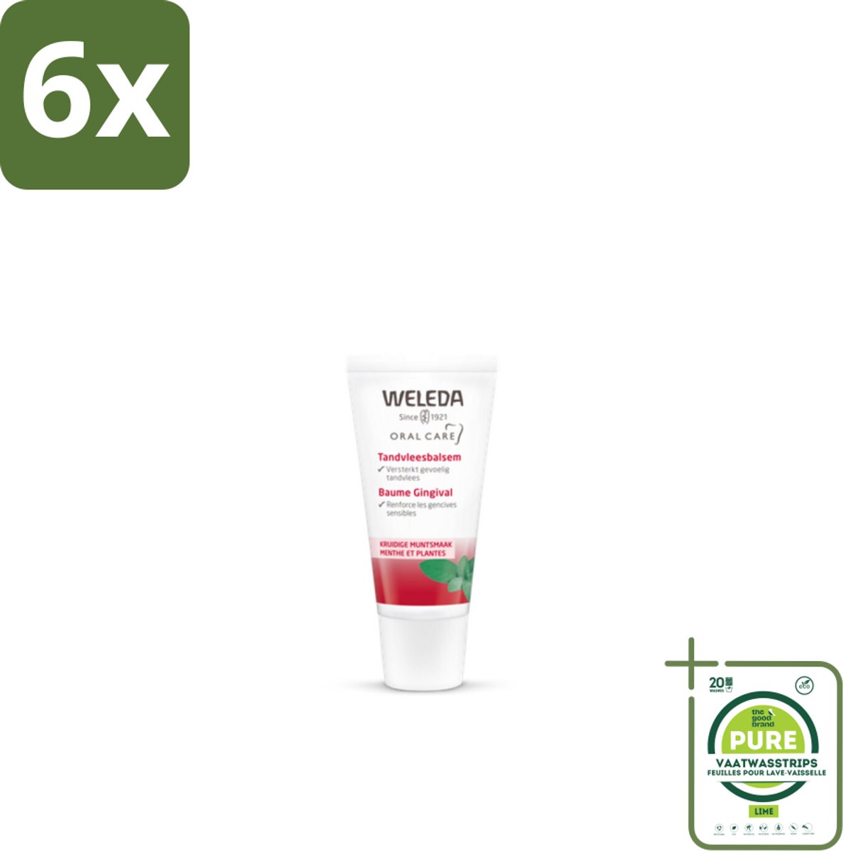 WELEDA - Tandvleesbalsem - 30 ml - Voordeelverpakking - 6 stuks - Tandvleesbalsem - Tandvleesverzorging