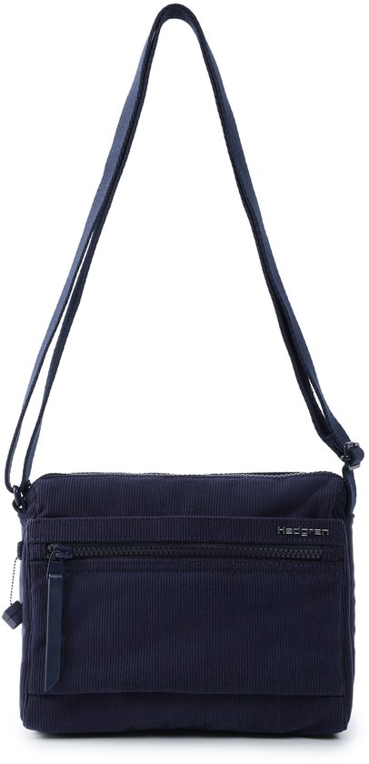 Hedgren Eye Sac bandoulière femme avec protection RFID – Petit – Velours Peacoat Blue