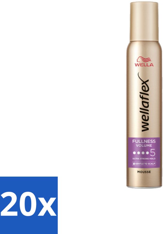 Wella – Flex Fullness Volume Ultra Strong – Haarmousse – 200 ml ...