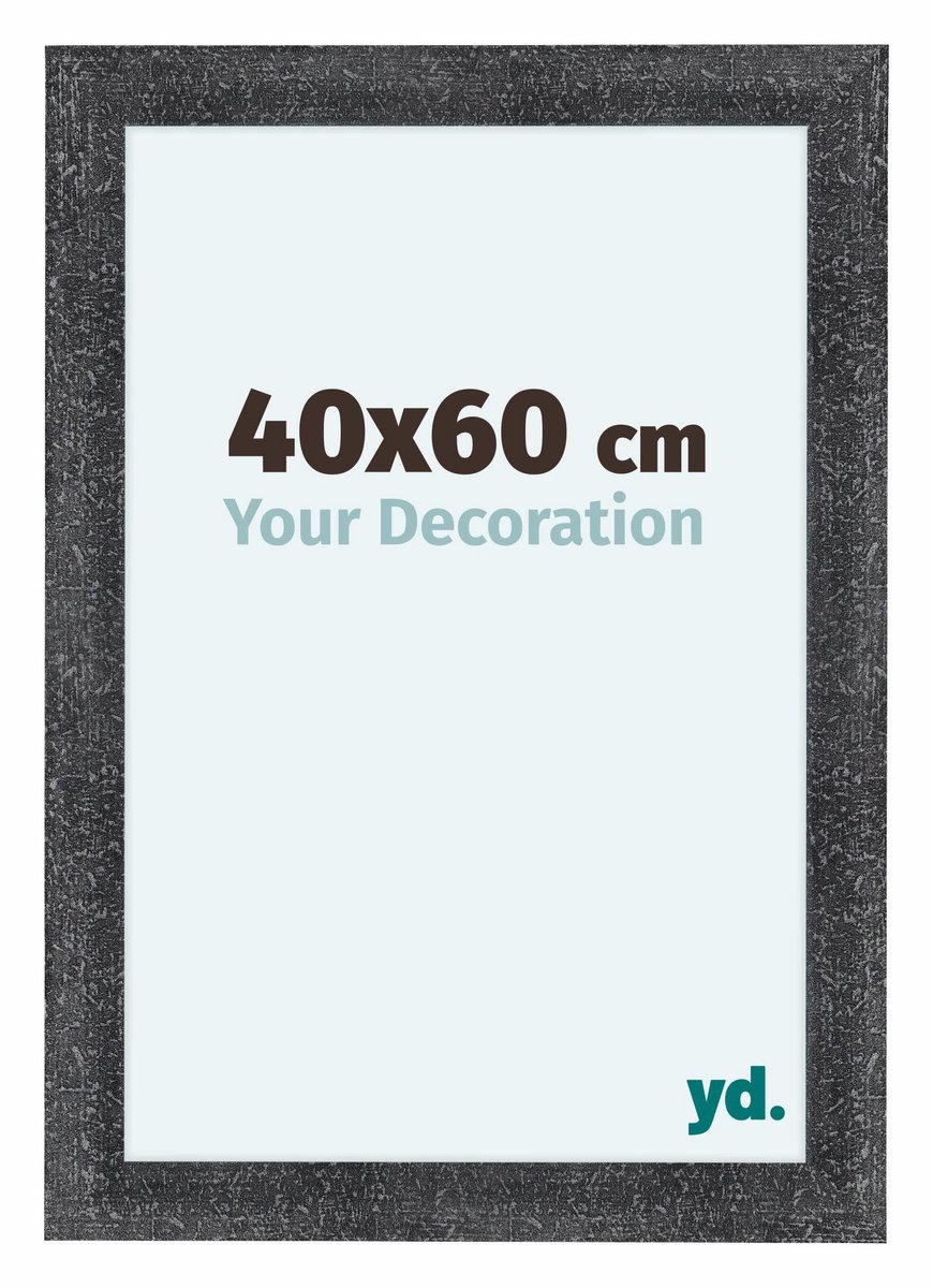 yd. Your Decoration - Fotolijst 40x60 cm - MDF - Grijs Geveegd - Como
