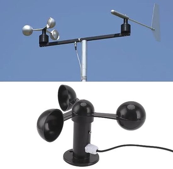 Nauwkeurige Windsnelheidsdetector met 8 M Waterdichte Kabel voor Energiecentrales en Weerstations — afbeelding 5