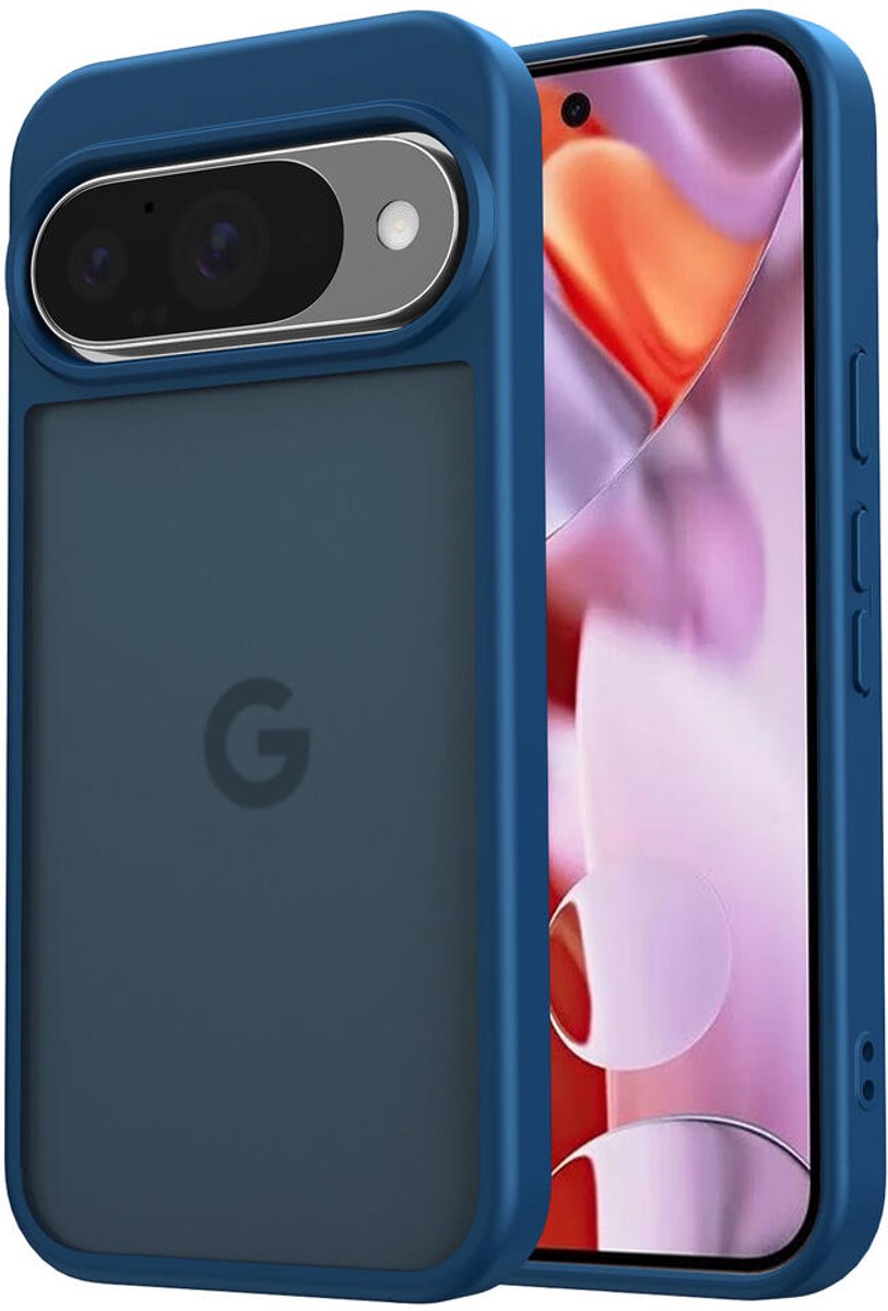 Hoesje Geschikt voor Google Pixel 10 / 10 Pro - Matte Back Cover - Blauw