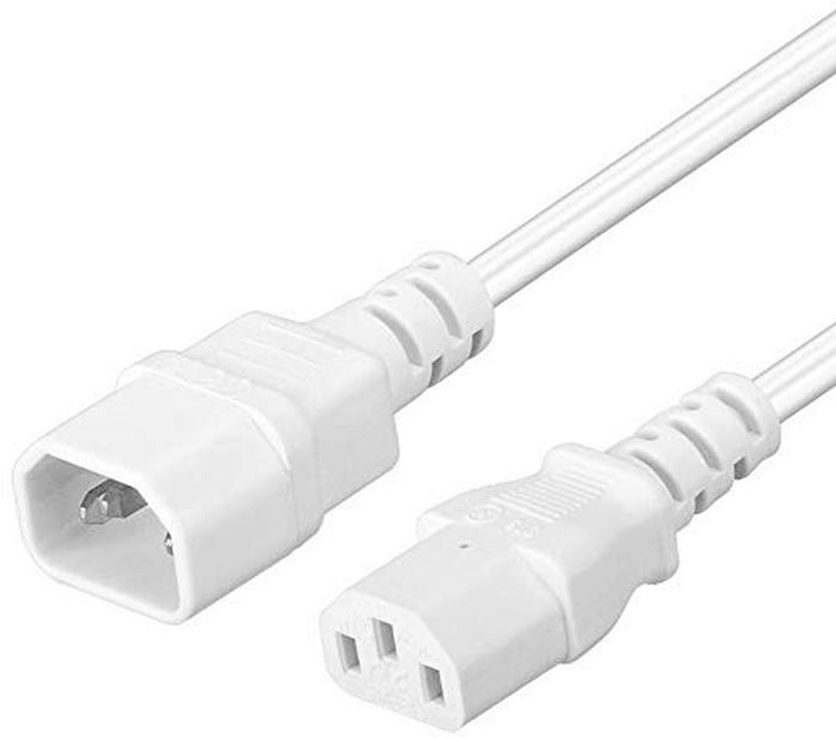 Koelapparaatverlenging 230V 2m voor PC - IEC 320 C13 naar C14 Stroomkabel