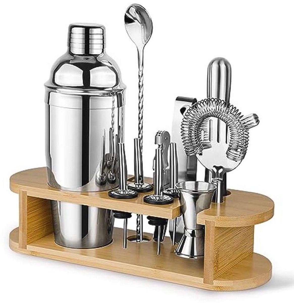 Professionele Cocktail Shaker Set 12 delig - Perfecte Barset voor Cocktailliefhebbers