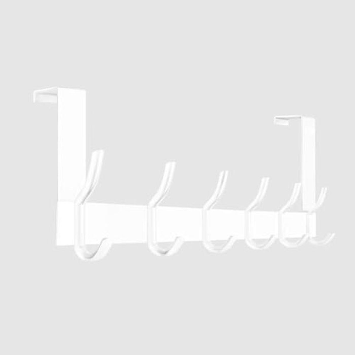 Deurhanger met 6 haken voor kleding en accessoires