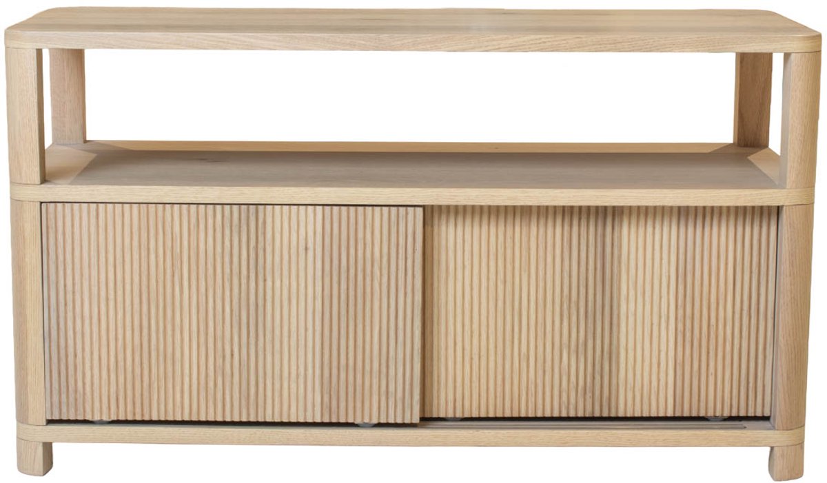 DÉJA Living Halkast Málaga - Naturel Hout - 90x38x50cm