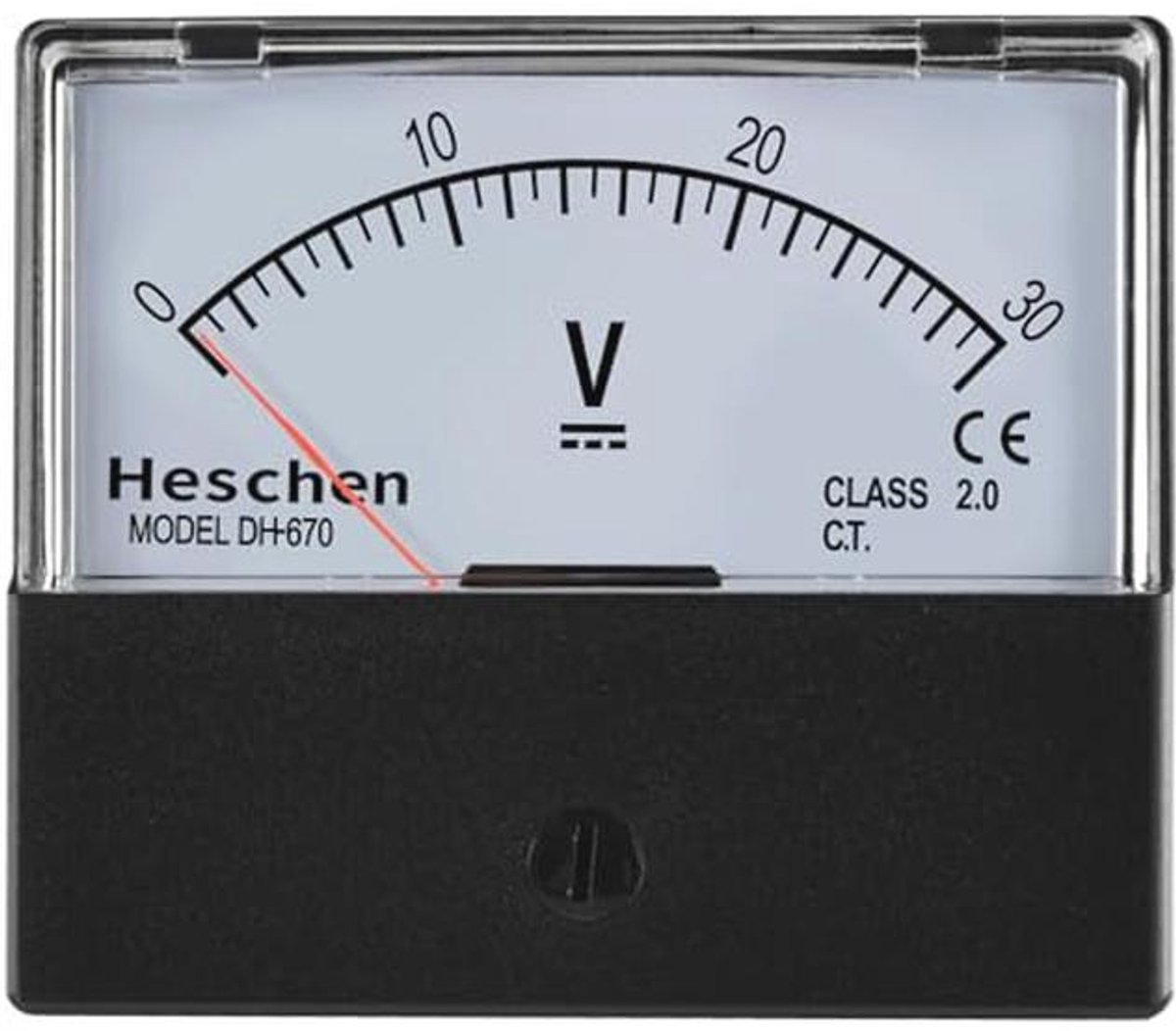Elektrisch Kring Tester 0-30V Voltmeter Klasse 2.0