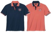 ATLAS FOR MEN - Set van 2 Polos Piqués Sportmen - Heren - Verkrijgbaar in grote maten - XL