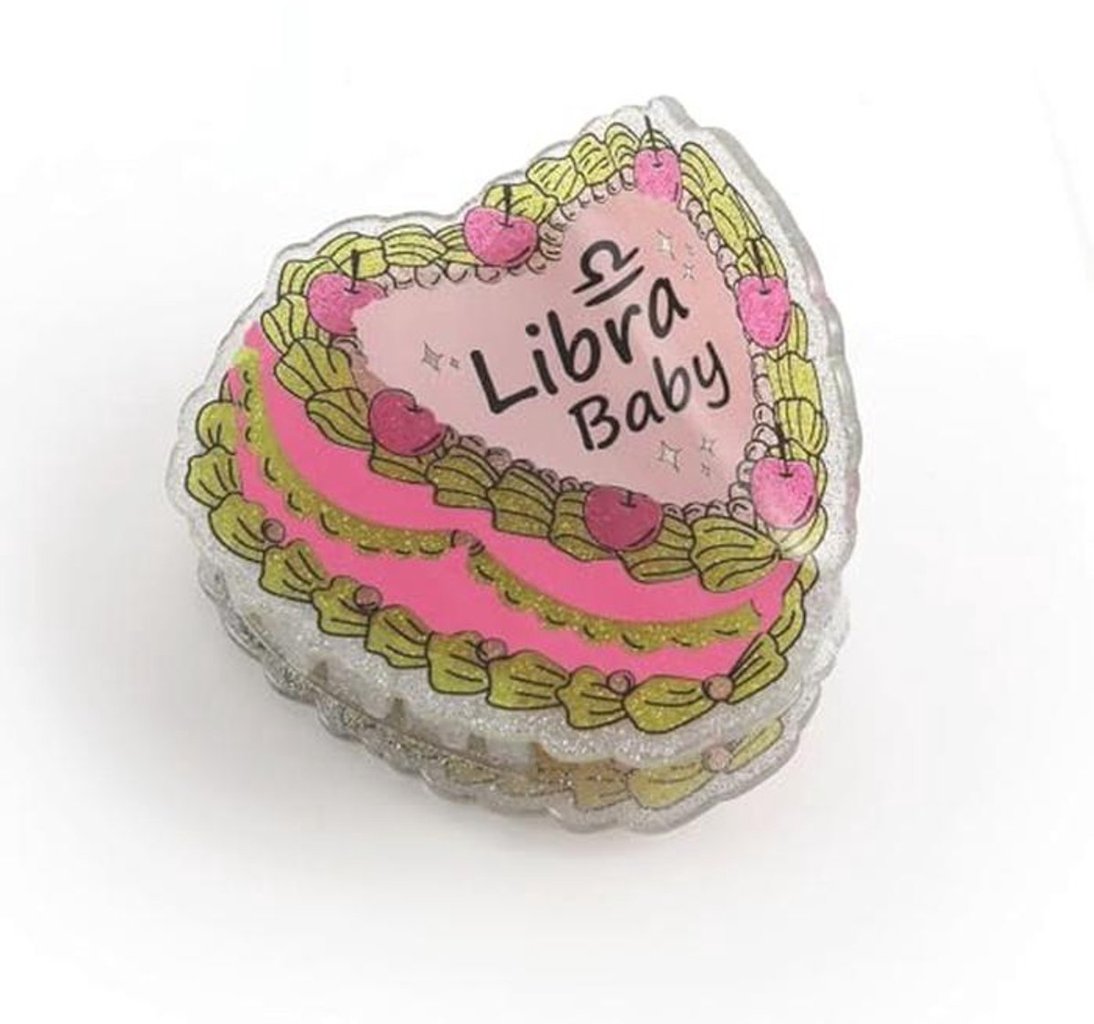 Gepersonaliseerde Baby Haar Klauw Clip - Roze en Geel - Moederdag Geschenk