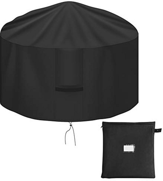 Housse De Gril Imperméable, Beige Et Marron Avec Cordon De Serrage Anti