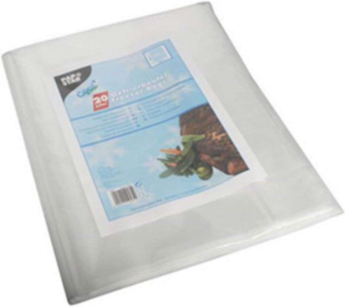 Set van 50 Sterke Diepvrieszakken 60 Liter LDPE Transparant