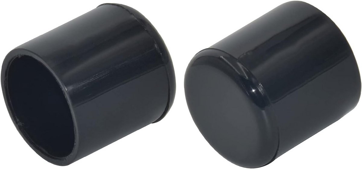 32x Ronde Stoelpootdoppen PVC - Vloerbeschermers voor Tafel en Stoelpoten (22mm)