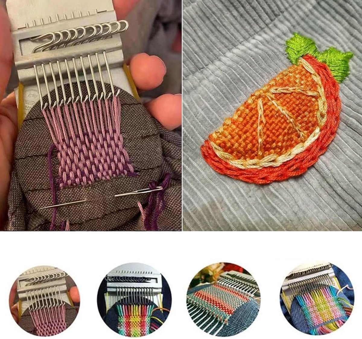 Darning Paddestoel Kit, stoppaddestoel voor sokken | met garen en elastische band, houten hoeden, broeken, truien Darner Set naaien ambachten