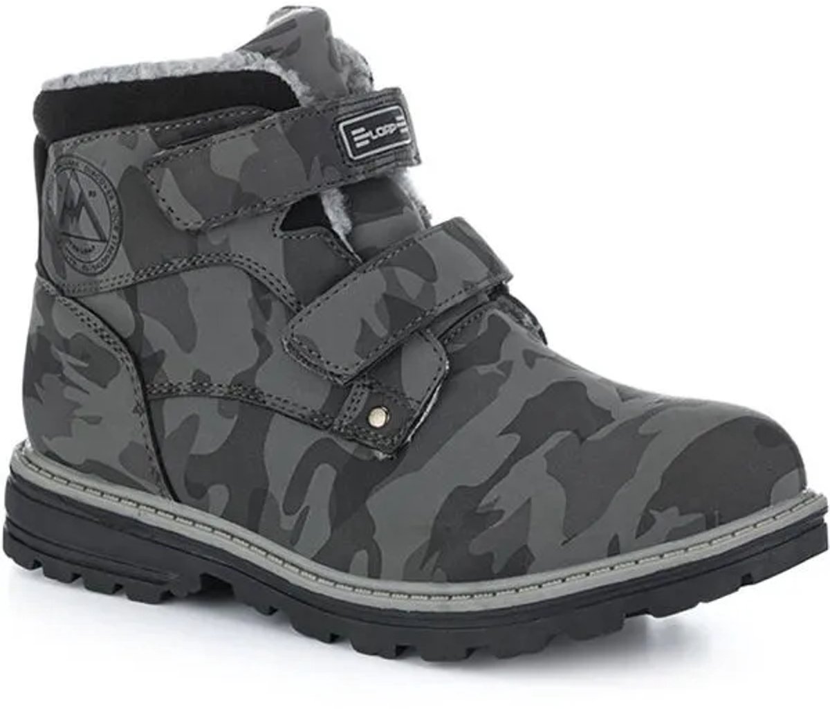 Kinderwinterlaarzen Loap Sonor 36 Grijs