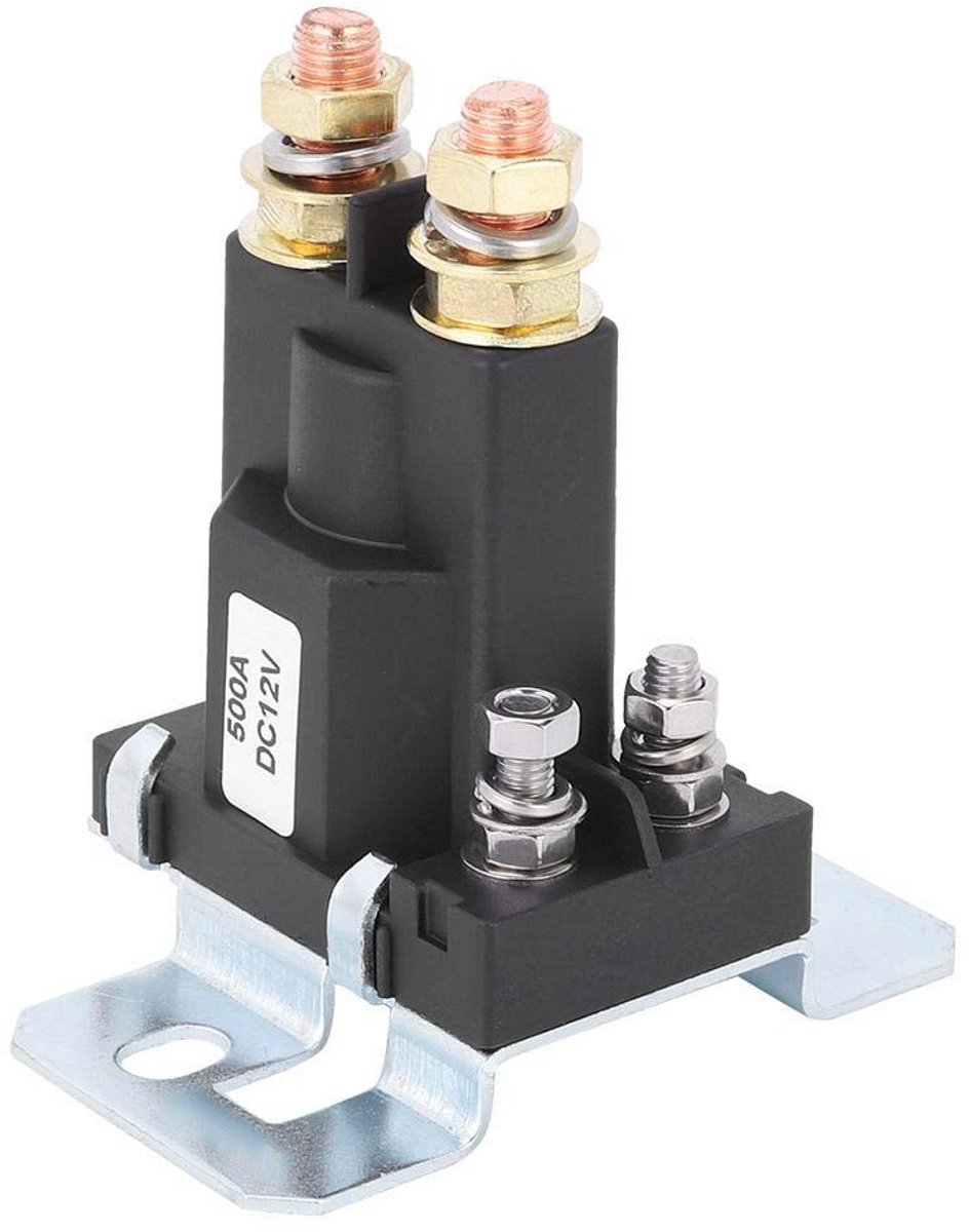 Startrelais 12V 500A voor Auto en Voertuig - Hoog Vermogen Accu-Isolator Schakelaar
