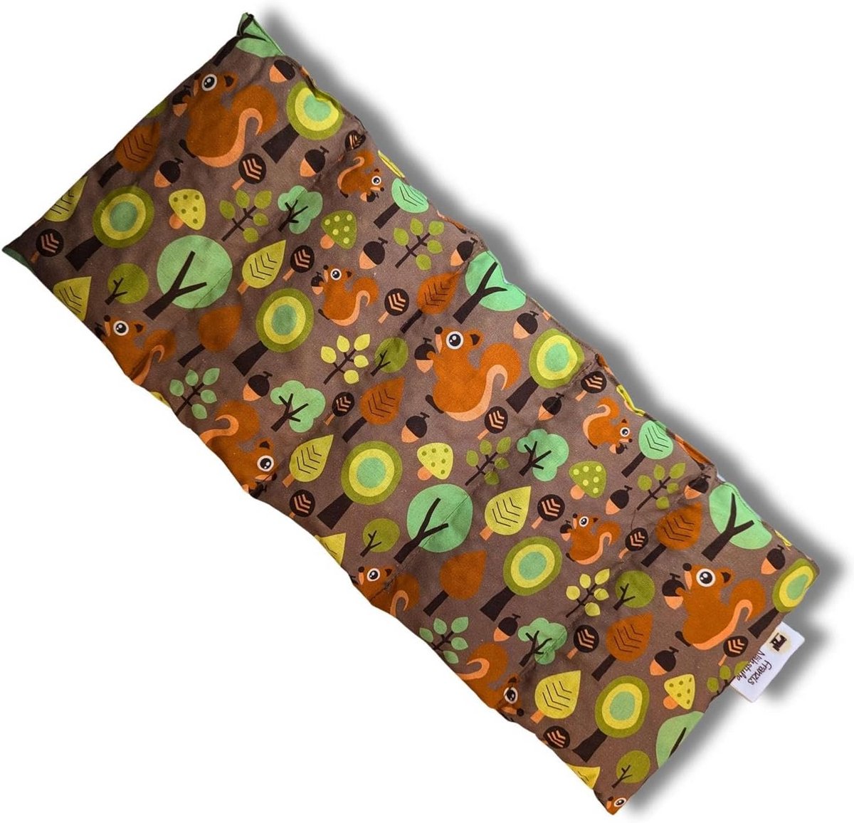 Warmte- en Koudetherapie Kussen met Druivenpitten 50x20 cm Katoen Natuurlijk