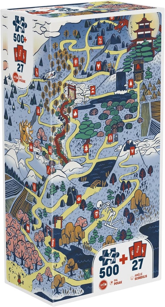 500 Stukken Puzzel | Avontuurlijk Bos Landschap | Uitdagend Legpuzzel
