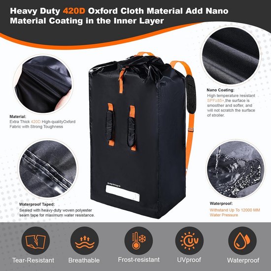 Biniveil Sac De Transport Pour Ventilateur - Pochette Étanche De