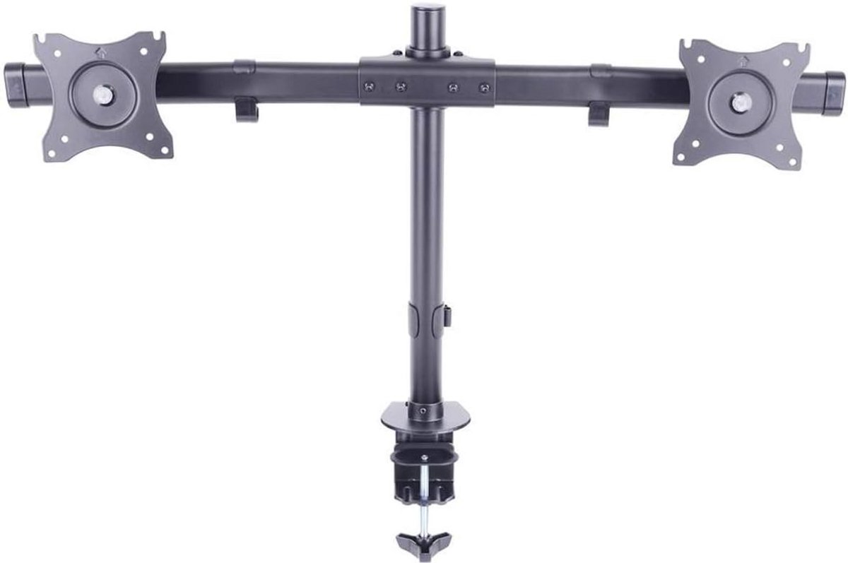 Dubbele Monitor Arm voor Tafel - Zwenkbaar en Kantelbaar
