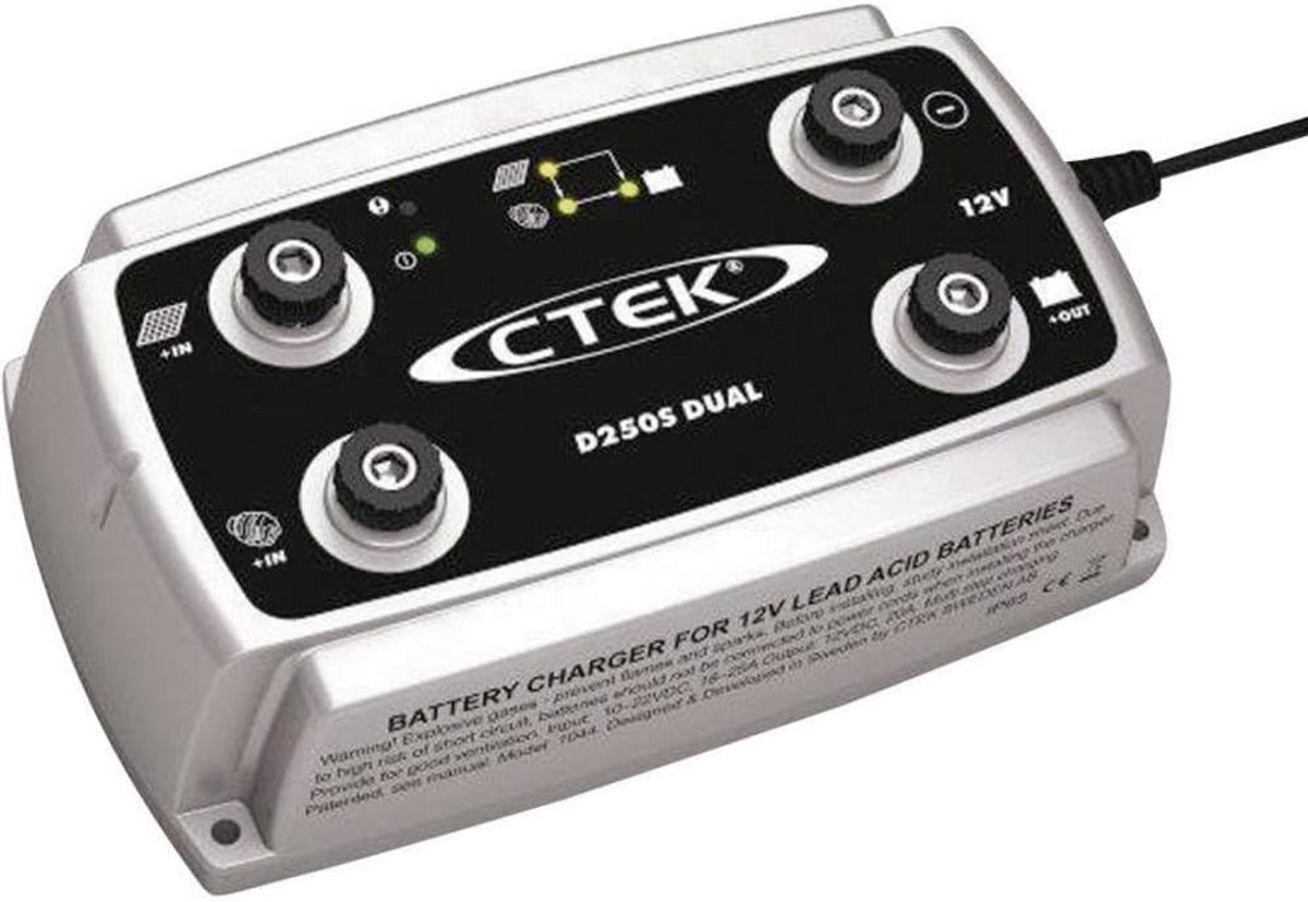 DC Lader voor Accu en Zonnepaneel: Automatische Battery Separator en Solar Regulator