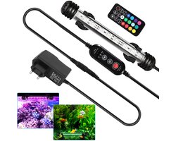 Waterdichte RGB LED duiklamp aquarium 1,8W met timer