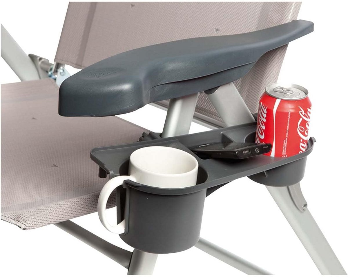 Universele bijzettafel voor stoelen met 3 vakken