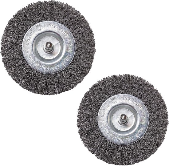 Set van 5 Voegenborstels - Nylon & Metaal - Voor Oppervlaktereiniging van Merkloos	 — afbeelding 3