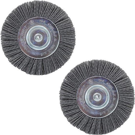 Set van 5 Voegenborstels - Nylon & Metaal - Voor Oppervlaktereiniging van Merkloos	 — afbeelding 5