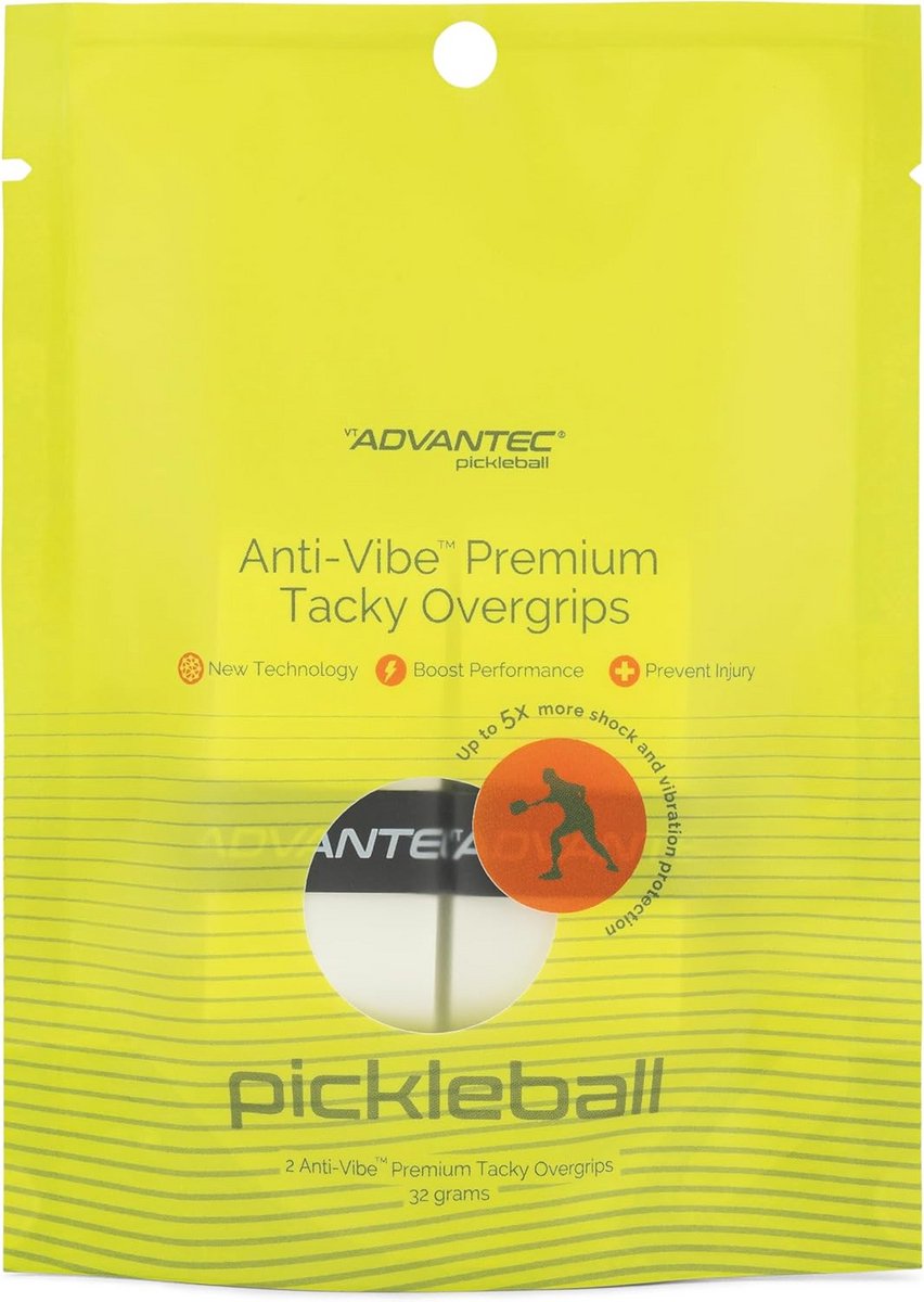 2-Pack Overgrips voor Pickleball - Verbeterde Grip en Comfort voor Padelsportbat