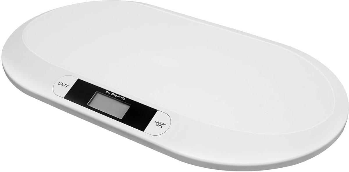 Digitale Babyweegschaal tot 20 kg met Tarra Functie en LCD Display