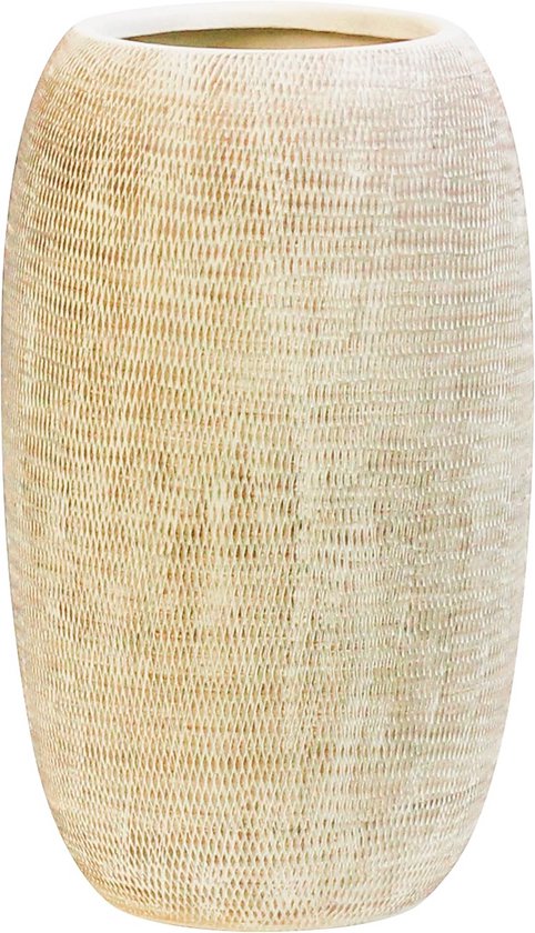 ban.do Vintage-inspirierte Orangensaft-Vase, dekorative Keramikvase, Orangensaftkarton, Retro/Einzigartig/Eklektisch/Akzent für Zuhause/Küche/Büro