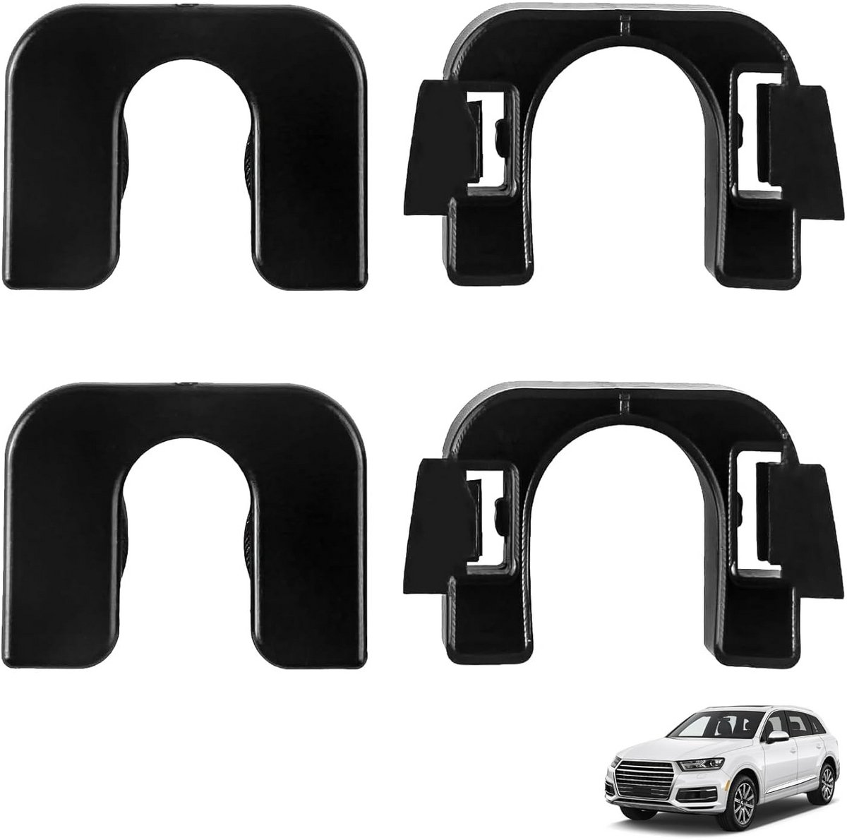 4x Clips voor Hoedenplank Achterbak Bevestiging voor Ford Fiesta Focus B-Max C-Max en Nissan Qashqai