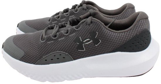 Under Armour UA BGS Surge 4-GRY Chaussures de sport pour garçons - Castlerock - Anthracite