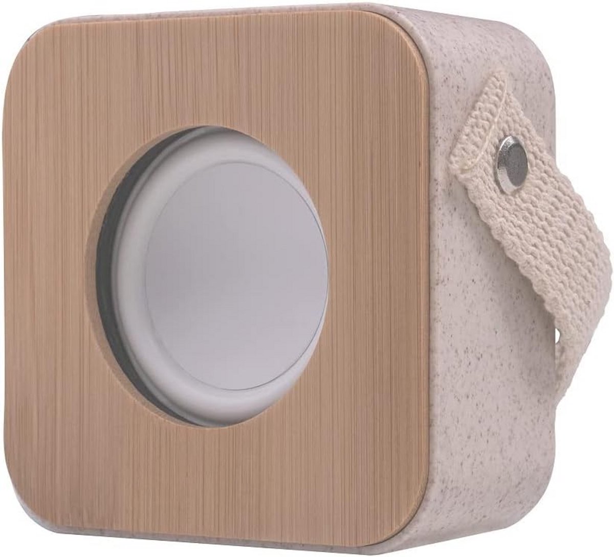 Compacte Bluetooth Speaker (V5.1) Gemaakt van Ecologisch Bamboe & Tarwestro
